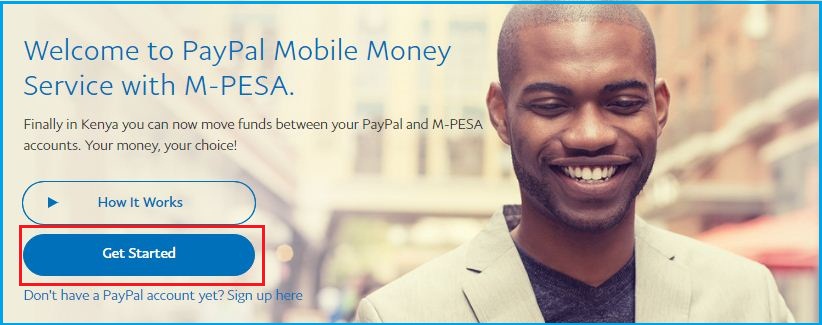 Get started PayPal to M-Pesa